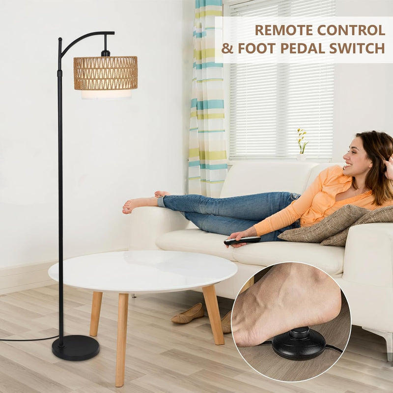 Arc Floor Lamp for Living Room Dimmable Lamps