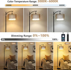 Arc Floor Lamp for Living Room Dimmable Lamps