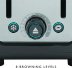 Architect 2 Slice Toaster Brushed Stainless Steel
