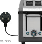 Architect 2 Slice Toaster Brushed Stainless Steel