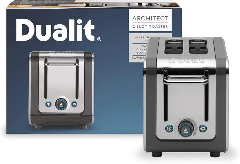 Architect 2 Slice Toaster Brushed Stainless Steel