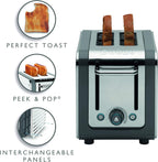Architect 2 Slice Toaster Brushed Stainless Steel