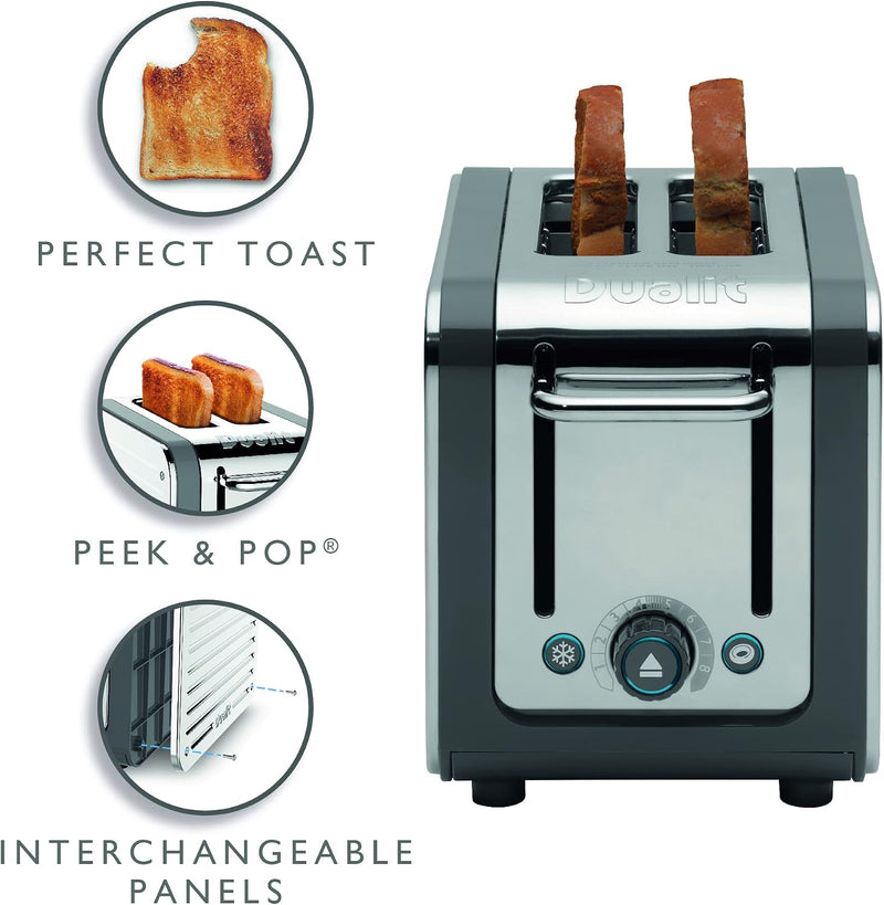 Architect 2 Slice Toaster Brushed Stainless Steel