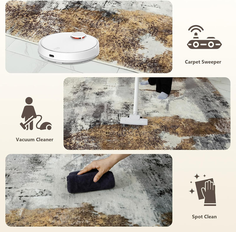 Vk·living Upgraded 14.5MM Thick Sponge Large Rug