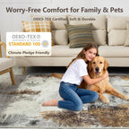 Vk·living Upgraded 14.5MM Thick Sponge Large Rug
