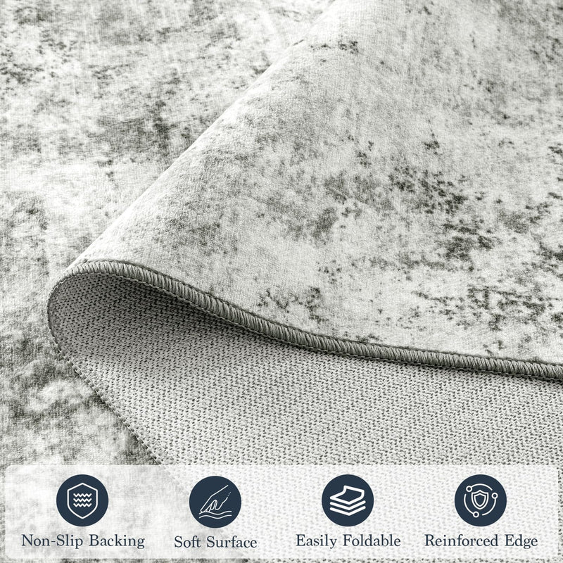 Area Rug for Living Room Machine Washable Low