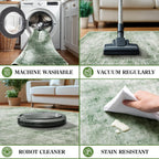Area Rug for Living Room Machine Washable Low