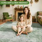 Area Rug for Living Room Machine Washable Low