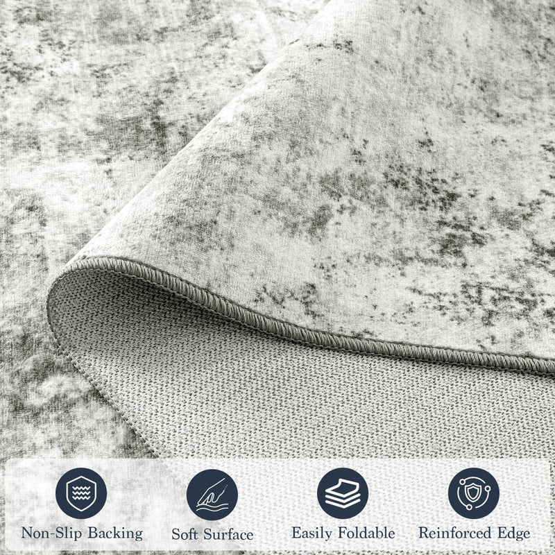 Area Rug for Living Room Machine Washable Low