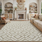 Area Rug Living Room Fluffy Modern Soft