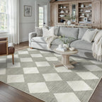 Area Rug Living Room Fluffy Modern Soft