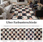 Area Rug Living Room Fluffy Modern Soft