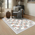 Area Rug Living Room Fluffy Modern Soft