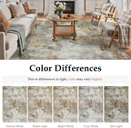 Area Rug Modern Abstract Rugs Living Room Large