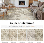 Area Rug Modern Abstract Rugs Living Room Large