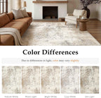 Area Rug Modern Abstract Rugs Living Room Large