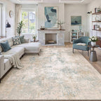 Area Rug Modern Abstract Rugs Living Room Large