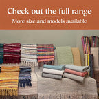 Area Rug Sand and Off Pin Stripe Weave