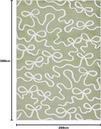 Area Rug Washable Abstract Living Room