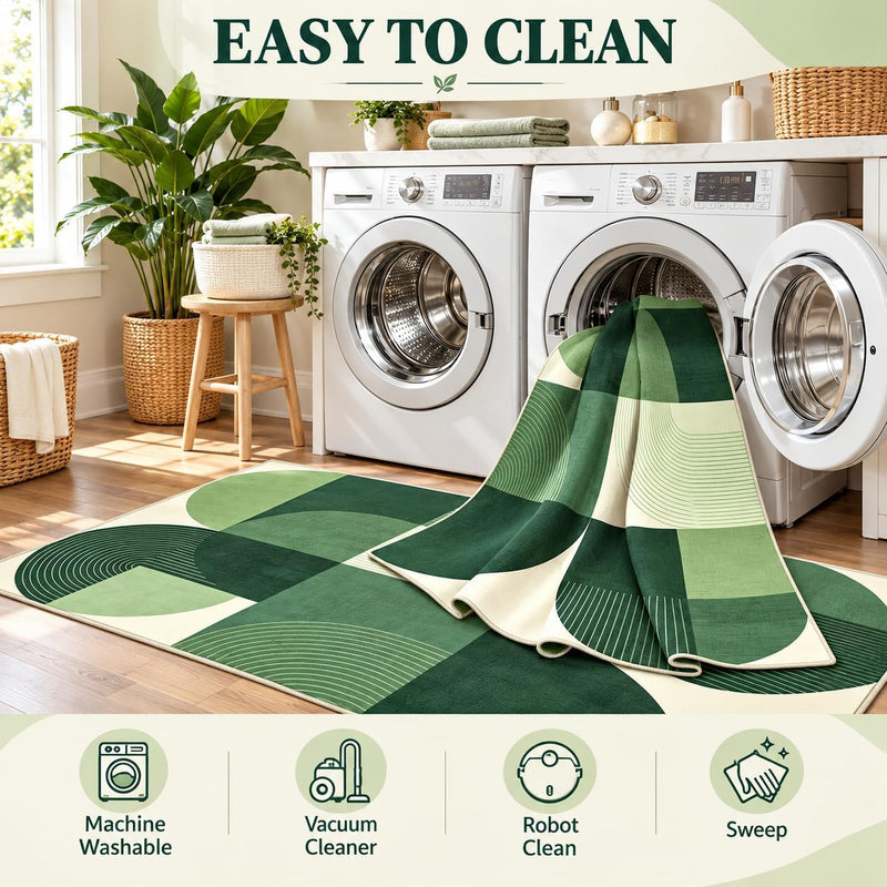 Area Rug Washable Non Slip