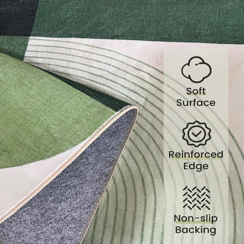 Area Rug Washable Non Slip
