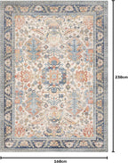 Large Rug Washable Non-Slip Living Room Boho