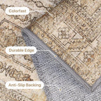 Area Rugs for Bedroom Vintage Boho Carpets