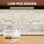 Area Rugs for Girls Bedroom Non-Slip Backing