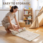 Area Rugs for Girls Bedroom Non-Slip Backing