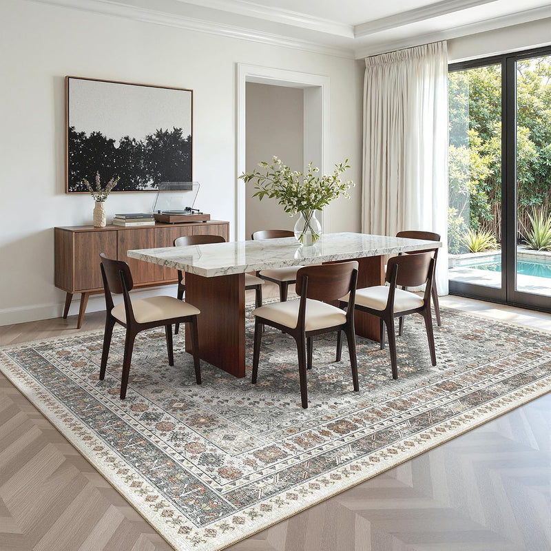 Area Rugs for Girls Bedroom Non-Slip Backing