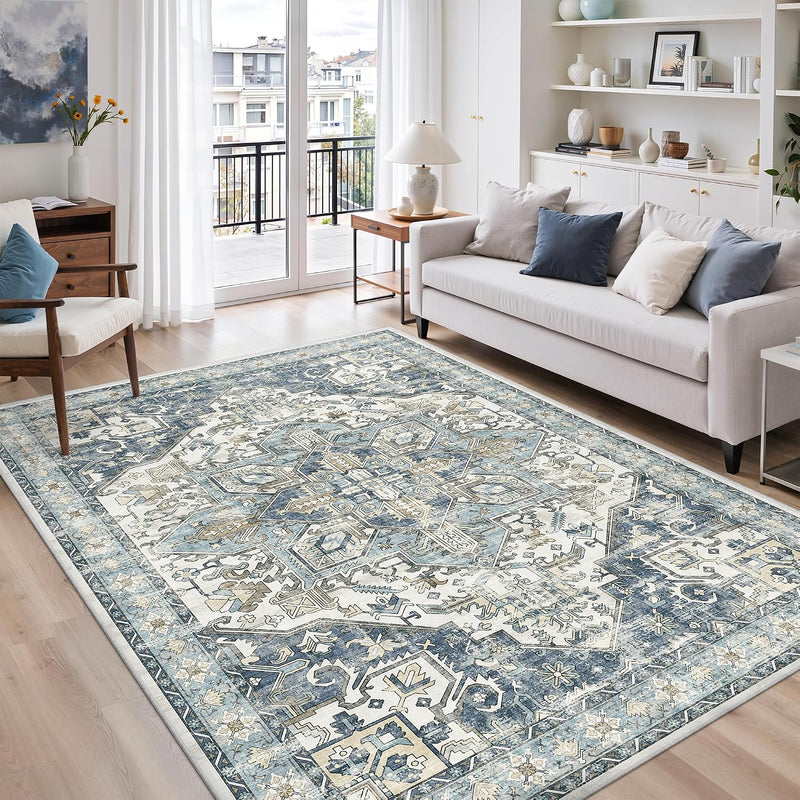 Area Rugs for Girls Bedroom Non-Slip Backing