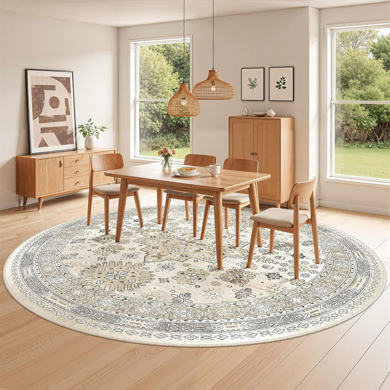 Area Rugs for Girls Bedroom Non-Slip Backing