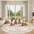 Area Rugs for Girls Bedroom Non-Slip Backing