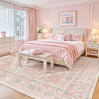 Area Rugs for Girls Bedroom Non-Slip Backing