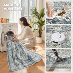 Area Rugs for Girls Bedroom Non-Slip Backing