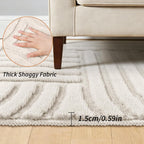 Area Rugs for Living Room Washable Soft Neutral