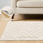 Area Rugs for Living Room Washable Soft Neutral