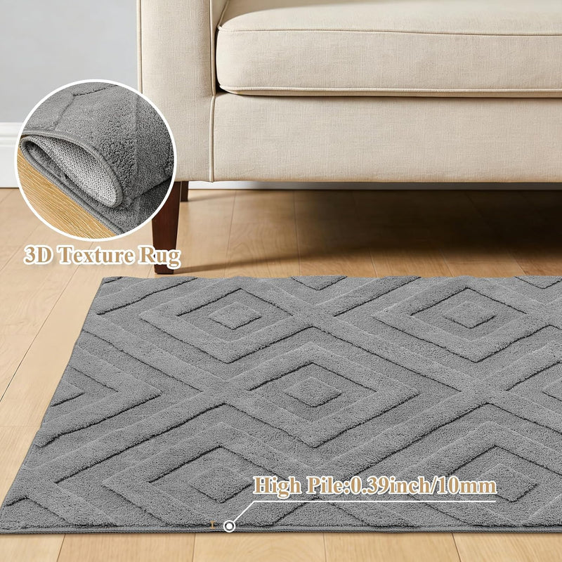 Area Rugs for Living Room Washable Soft Neutral