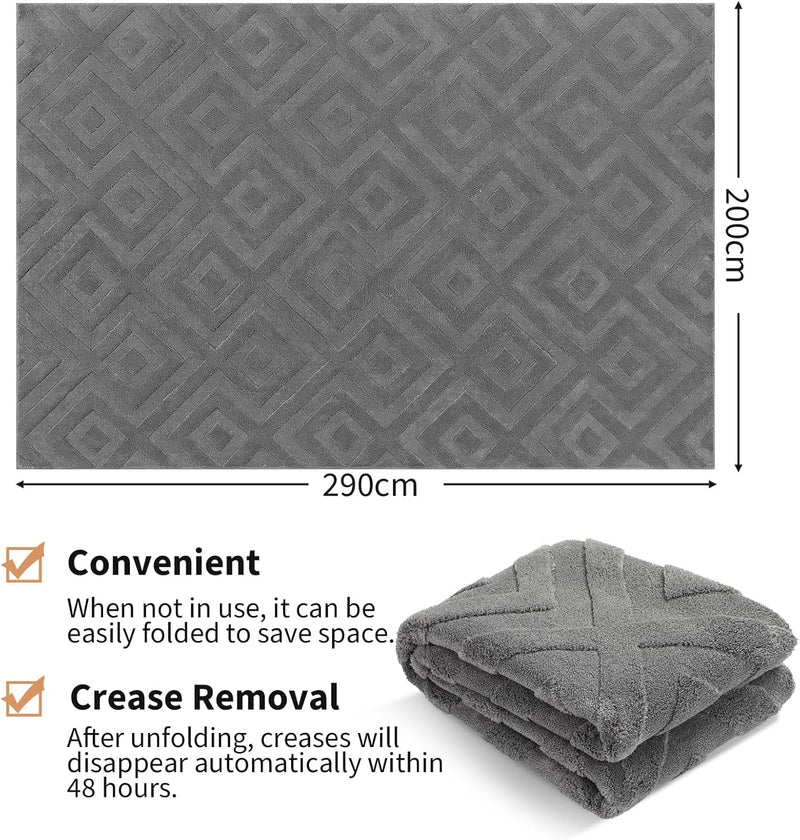 Area Rugs for Living Room Washable Soft Neutral