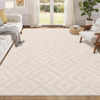 Area Rugs for Living Room Washable Soft Neutral