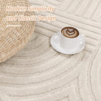 Area Rugs for Living Room Washable Soft Neutral