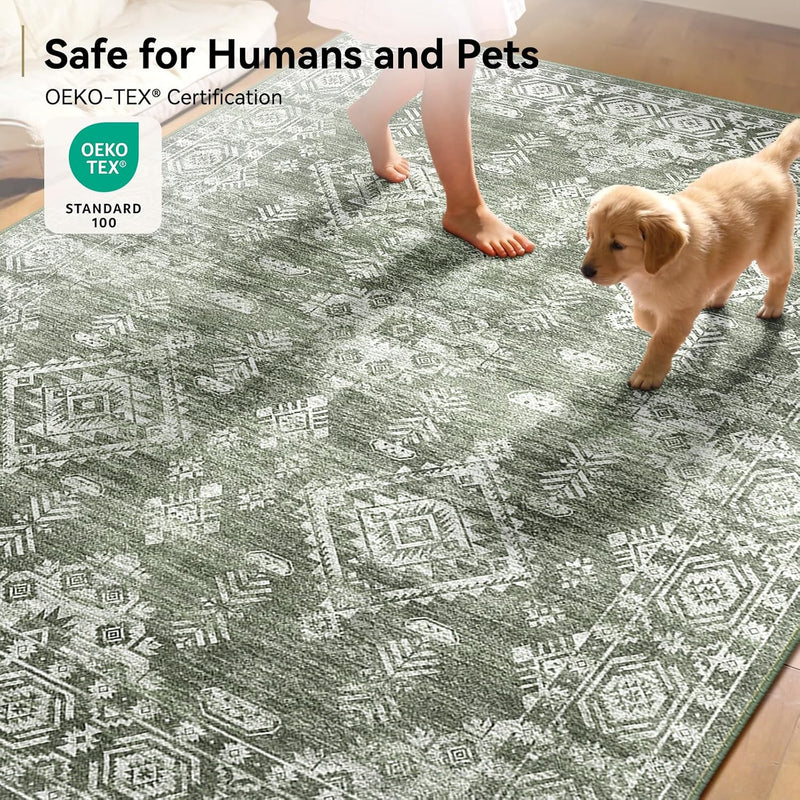 Area Rugs Living Room Washable Rug