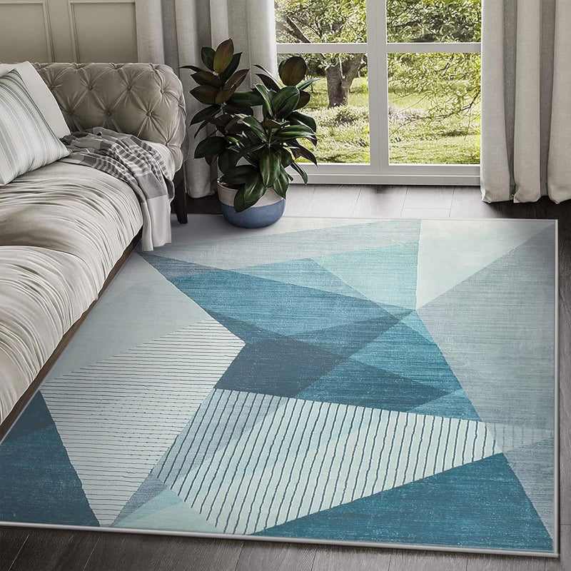 Area Rugs Modern Abstract Geometric Living Room Non-Slip