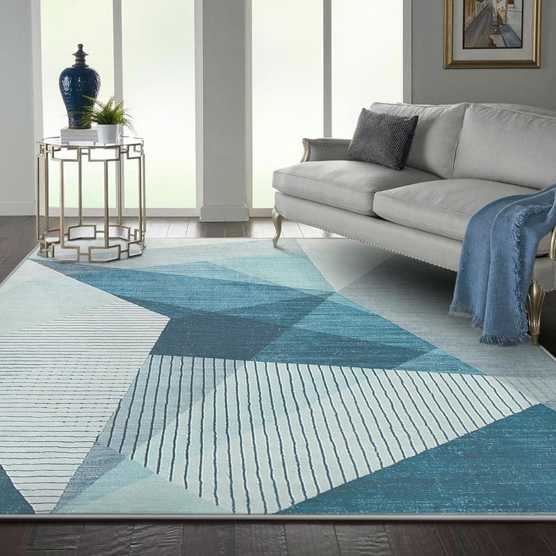 Area Rugs Modern Abstract Geometric Living Room Non-Slip