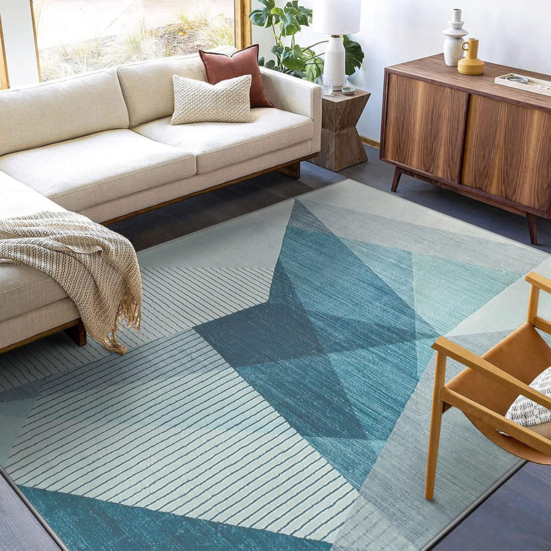 Area Rugs Modern Abstract Geometric Living Room Non-Slip