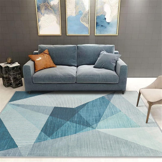 Area Rugs Modern Abstract Geometric Living Room Non-Slip