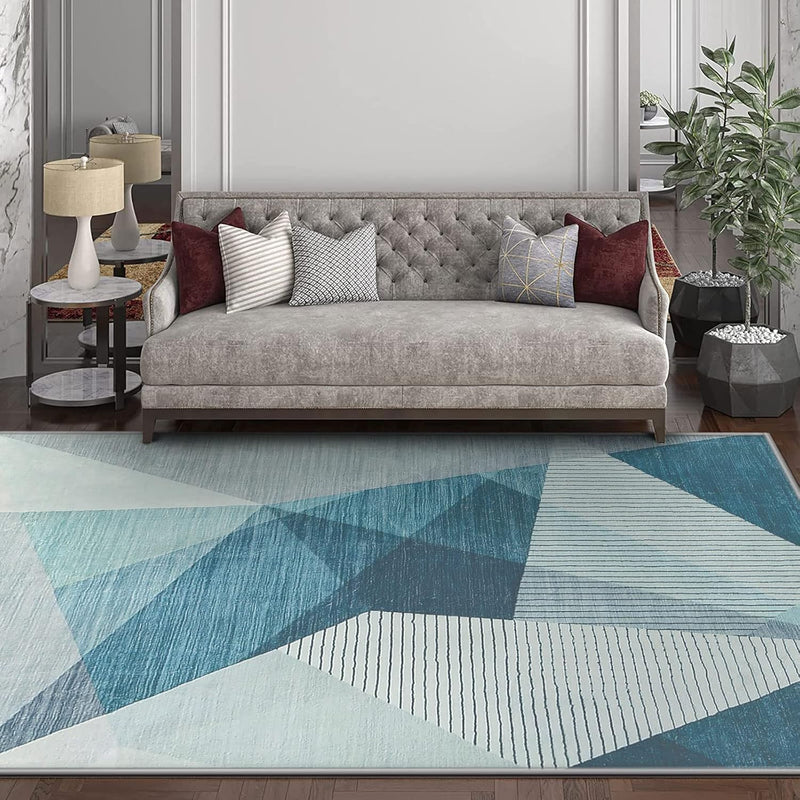 Area Rugs Modern Abstract Geometric Living Room Non-Slip