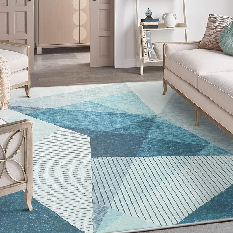 Area Rugs Modern Abstract Geometric Living Room Non-Slip