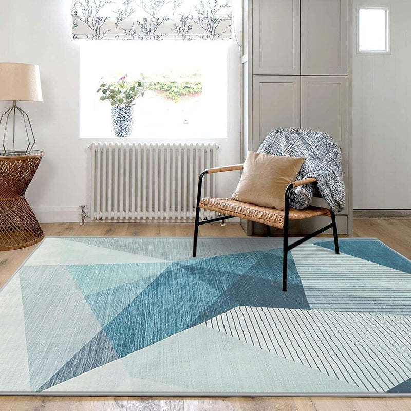 Area Rugs Modern Abstract Geometric Living Room Non-Slip