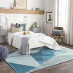 Area Rugs Modern Abstract Geometric Living Room Non-Slip